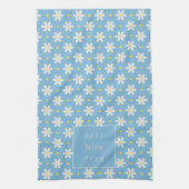 Custom Mother's Day Gift Personalized Daisy キッチンタオル (縦)