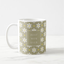 Custom Mother's Day Gift Personalized Daisy コーヒーマグカップ