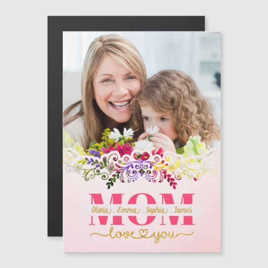 Custom Mother's Day I Photo & Personal Message (正面/裏面)