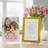 Custom Mother's Day I Photo & Personal Message カード