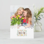 Custom Mother's Day I Photo & Personal Message カード (スタンド正面)