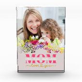 Custom Mother's Day I Photo & Personal Message フォトブロック (正面)