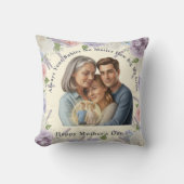 Custom Mother's day photo Always your babies  クッション (正面)
