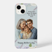 Custom Mother's day photo Always your babies  iPhoneケース (裏面)