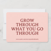 Custom Motivational Card, Self-Love & Growth Gift シーズンカード (正面)