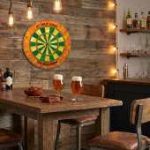 Custom Motivational "Hit Your Target" ダーツボード