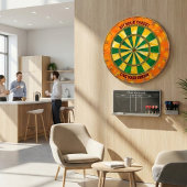 Custom Motivational "Hit Your Target" ダーツボード