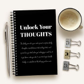 Custom Motivational Journal | Unlock Your Thoughts ノートブック
