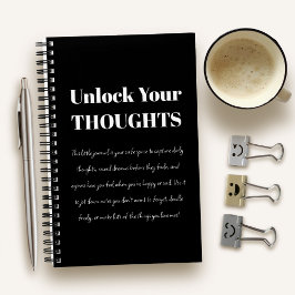 Custom Motivational Journal | Unlock Your Thoughts ノートブック