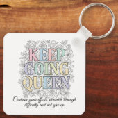 Custom Motivational Keychain キーホルダー (裏面)