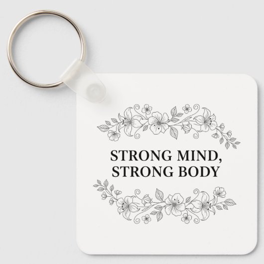 Custom Motivational Keychain キーホルダー (正面)