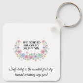 Custom Motivational Keychain キーホルダー (裏面)