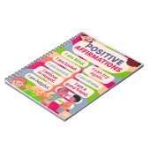 Custom Motivational Photo Notebook for Students ノートブック (左側)