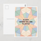 Custom Motivational Post Card ポストカード (正面/裏面)