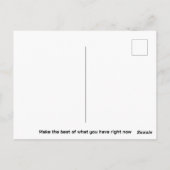 Custom Motivational Post Card ポストカード (裏面)