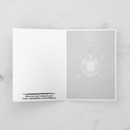 Custom Motivational Quote Card カード (内部)