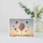 Custom Motivational Quote post card ポストカード (スタンド正面)