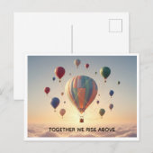 Custom Motivational Quote post card ポストカード (正面/裏面)