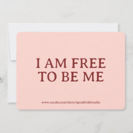 Custom Motivational & Self Love Gift Card for Her シーズンカード