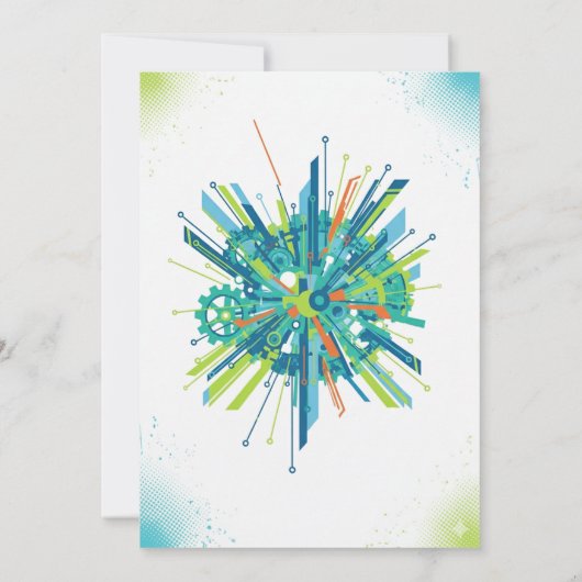 Custom Motocross Racing Dirt Boy Biker Birthday 招待状 (裏面)