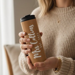 Custom Mr and Mrs Tumbler Gift for Husband or Wife タンブラー