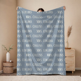 Custom Mr & Mrs Anniversary Blanket Gift for Wife フリースブランケット