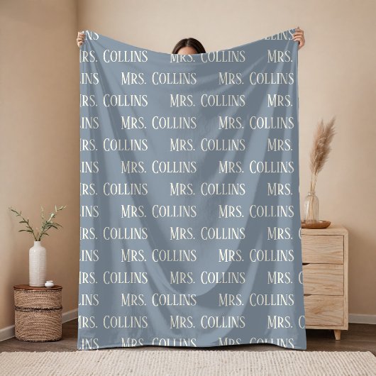 Custom Mr & Mrs Anniversary Blanket Gift for Wife フリースブランケット