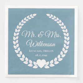 Custom Mr. & Mrs. Bride and Groom Newlywed