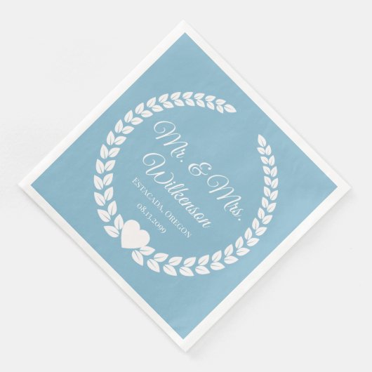 Custom Mr. & Mrs. Bride and Groom Newlywed (コーナー)