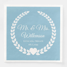 Custom Mr. & Mrs. Bride and Groom Newlywed