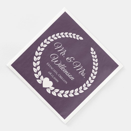 Custom Mr. & Mrs. Bride and Groom Newlywed (コーナー)