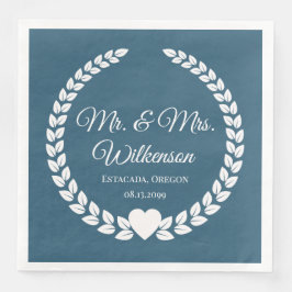 Custom Mr. & Mrs. Bride and Groom Newlywed