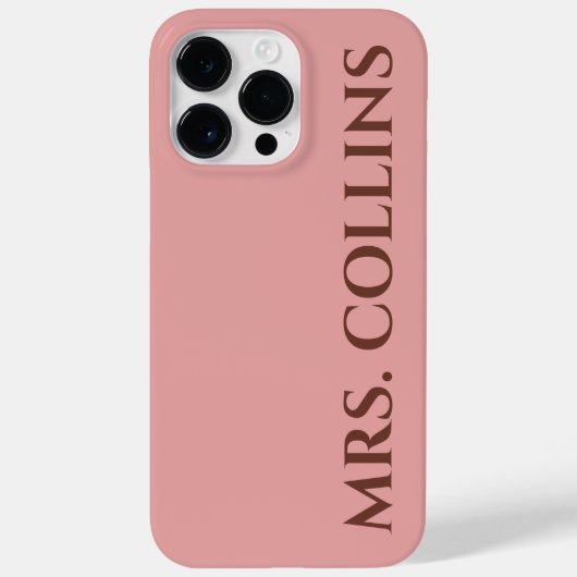 Custom Mr & Mrs Phone Case Gift for Couples Case-Mate iPhoneケース (裏面)