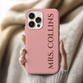 Custom Mr & Mrs Phone Case Gift for Couples Case-Mate iPhoneケース