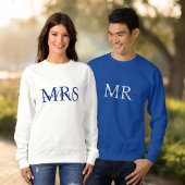 Custom Mr & Mrs Sweatshirt, Matching Couple スウェットシャツ