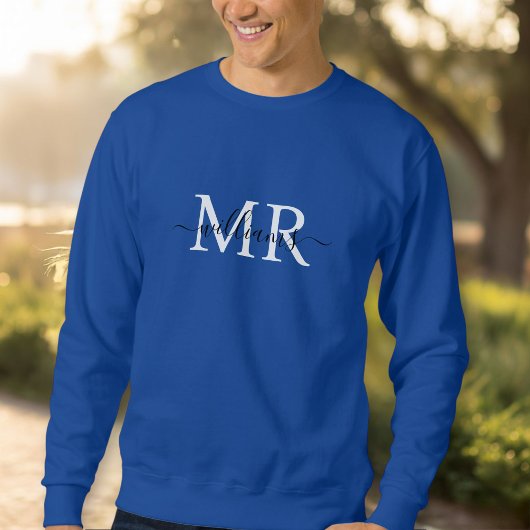 Custom Mr & Mrs Sweatshirt, Wedding Anniversary  スウェットシャツ