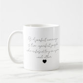 Custom Mug Actual Handwriting Ceramic Mug, Persona コーヒーマグカップ (左)