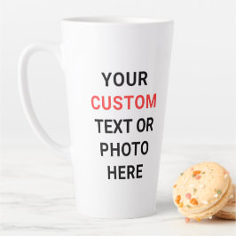 Custom Mug | Add Text, Photo, Logo or Design Here カフェラテマグ