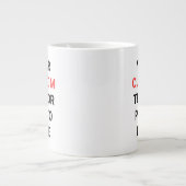 Custom Mug | Add Text, Photo, Logo or Design Here  ジャンボコーヒーマグカップ (正面)
