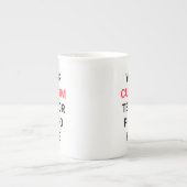 Custom Mug | Add Text, Photo, Logo or Design Here ボーンチャイナマグカップ (正面)