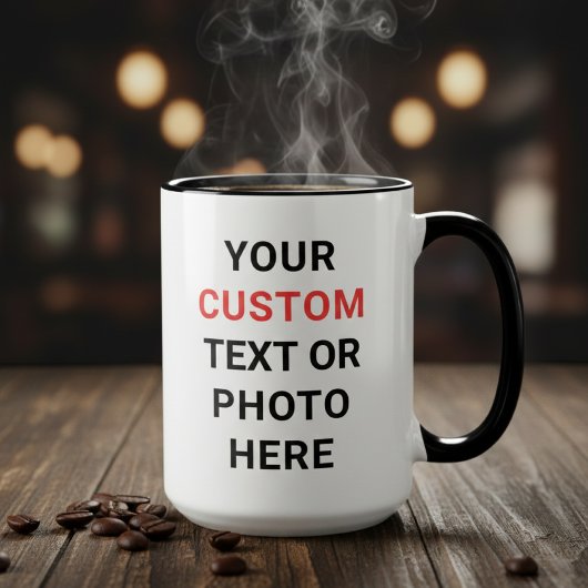 Custom Mug | Add Text, Photo, Logo or Design Here  マグカップ