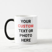 Custom Mug | Add Text, Photo, Logo or Design Here  モーフィングマグカップ (左)