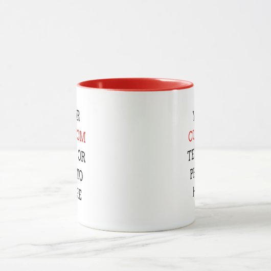 Custom mug with your text or photo   マグカップ (中央)