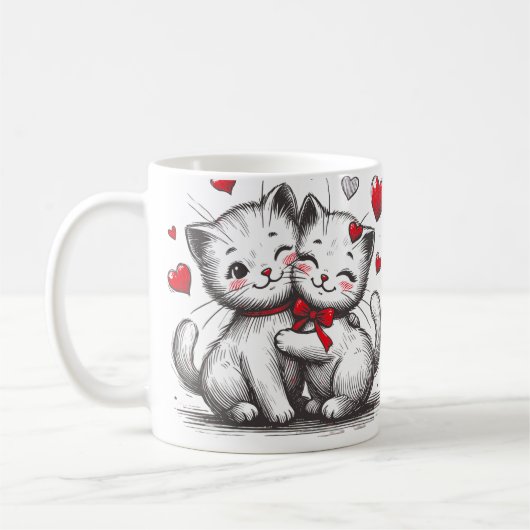 Custom Mugs コーヒーマグカップ (左)
