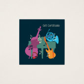 Custom Music Lessons Gift Certificate (正面)