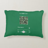 Custom Music QR Code アクセントクッション (裏面)