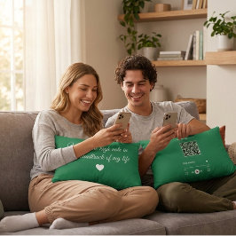 Custom Music QR Code アクセントクッション