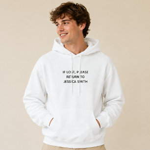 Custom Name までお返しください パーカ