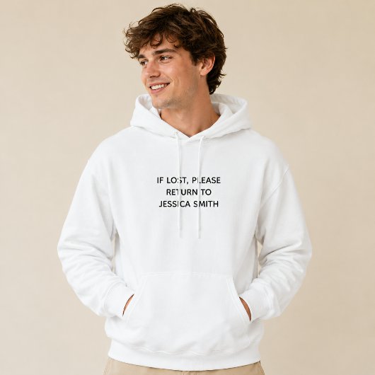 Custom Name までお返しください パーカ