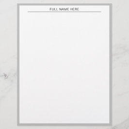 Custom Name レターヘッド